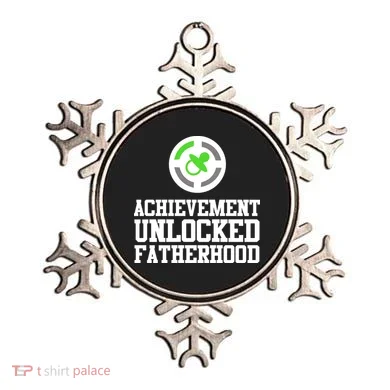 Achievement Unlocked Fatherhood Ornament