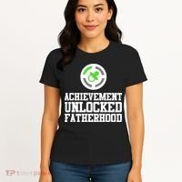 Achievement Unlocked Fatherhood Women's T-Shirt thumb 4