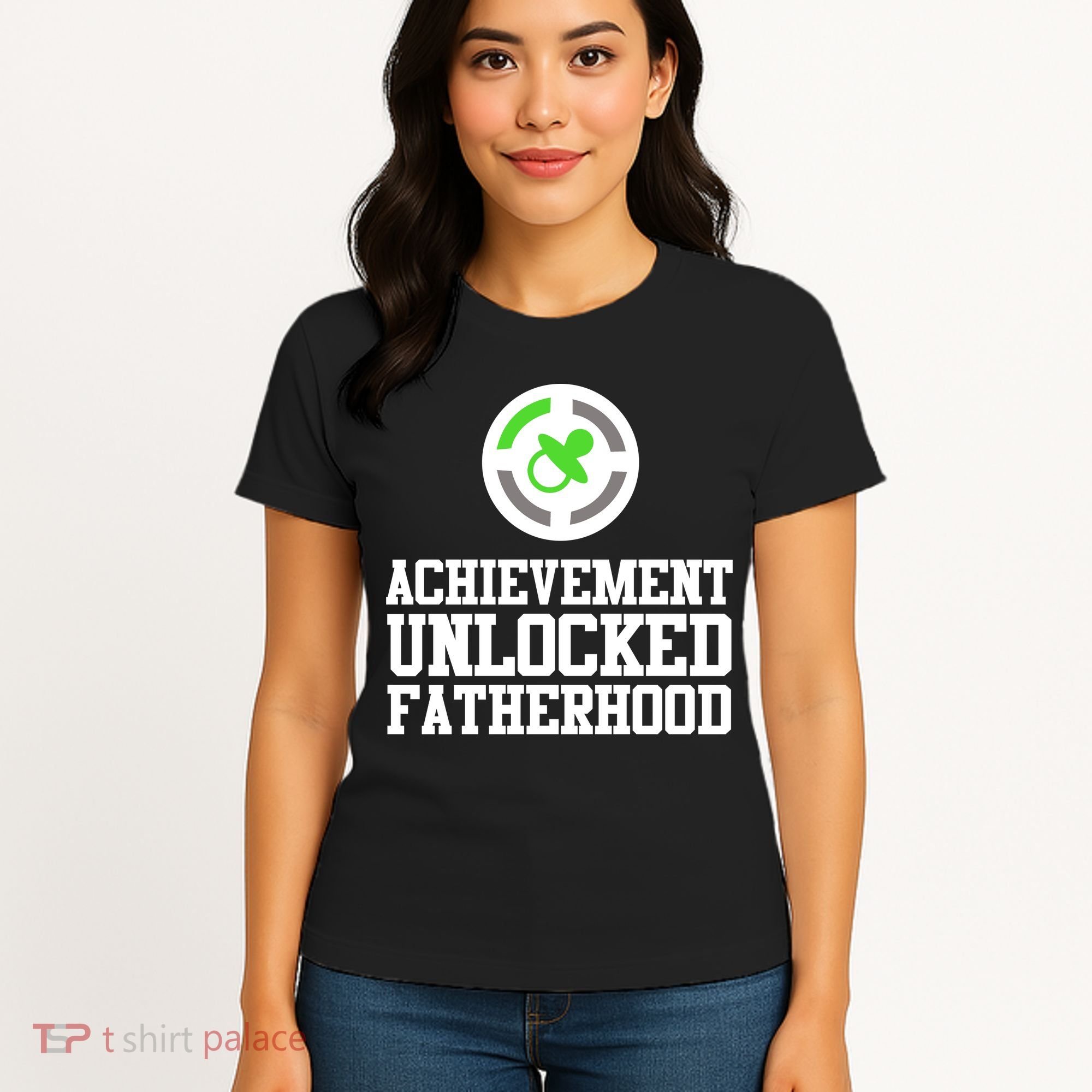 Achievement Unlocked Fatherhood Women's T-Shirt