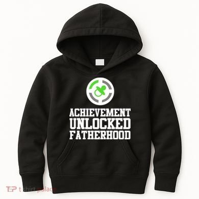 Achievement Unlocked Fatherhood Kids Hoodie