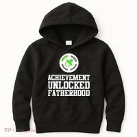 Achievement Unlocked Fatherhood Kids Hoodie thumb 0