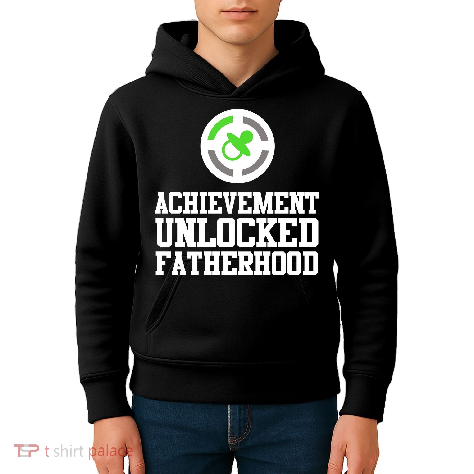 Achievement Unlocked Fatherhood Kids Hoodie