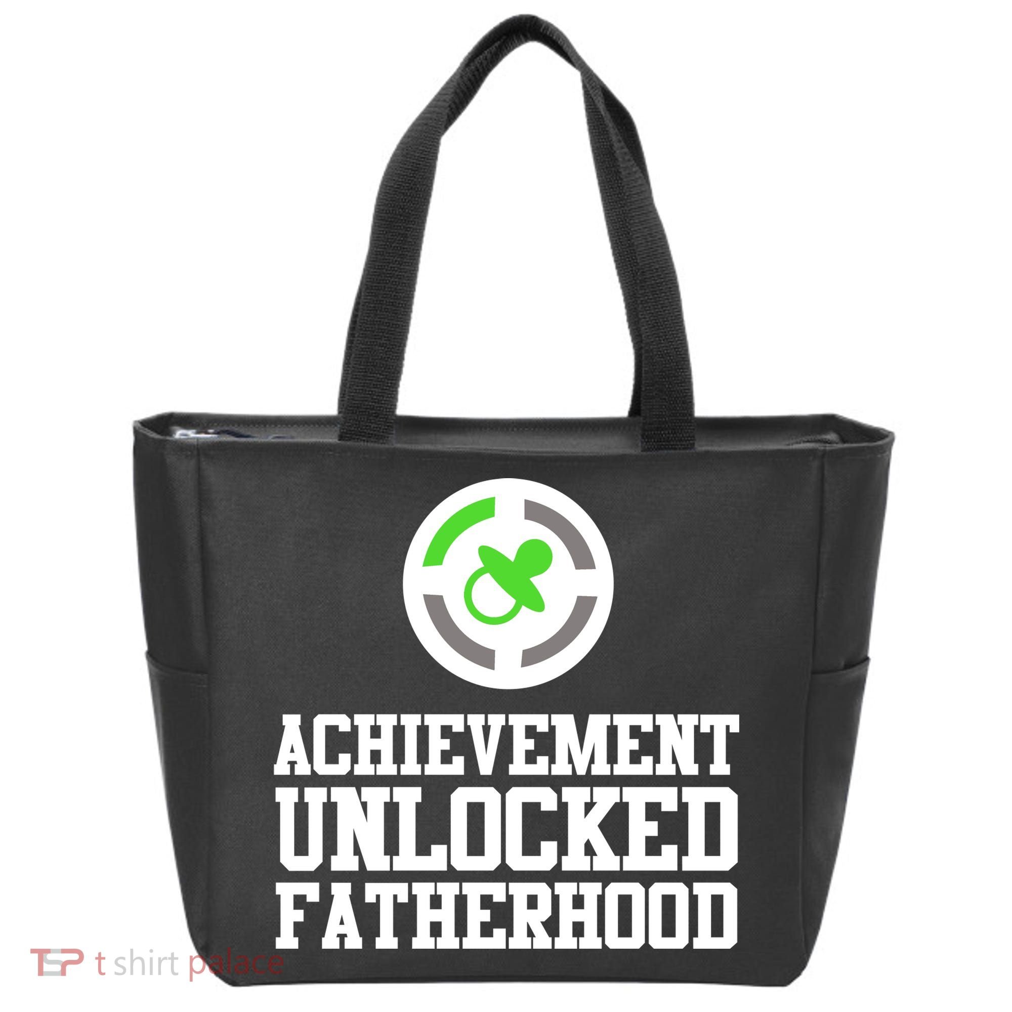 Achievement Unlocked Fatherhood Tote Bag