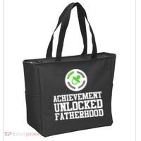 Achievement Unlocked Fatherhood Tote Bag thumb 2