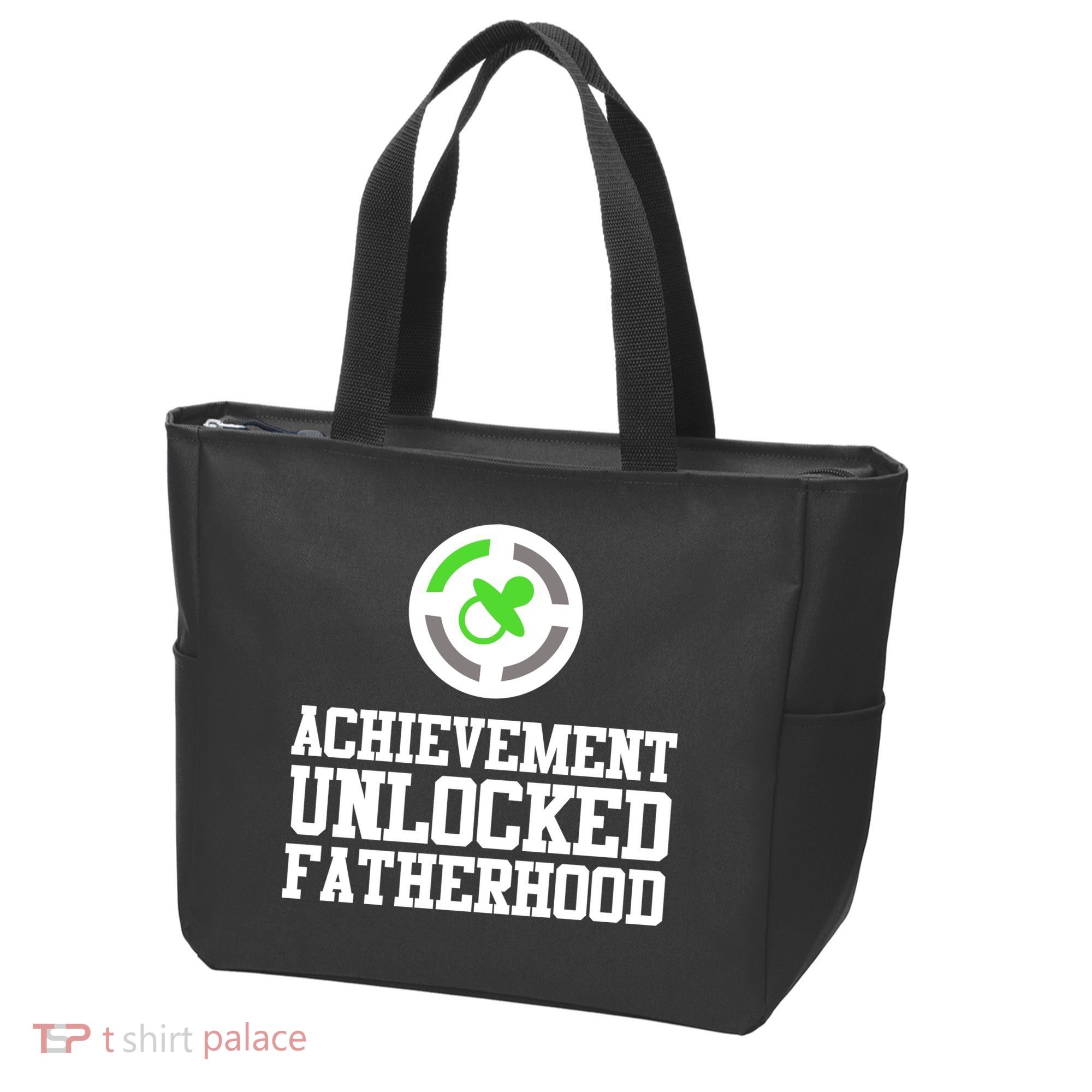 Achievement Unlocked Fatherhood Tote Bag