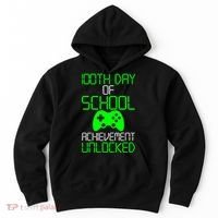 Achievement Unlocked Funny 100th Day Of School Hoodie thumb 0