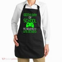 Achievement Unlocked Funny 100th Day Of School Apron thumb 2
