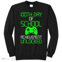Achievement Unlocked Funny 100th Day Of School Sweatshirt thumb 0