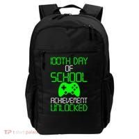 Achievement Unlocked Funny 100th Day Of School Backpack thumb 0