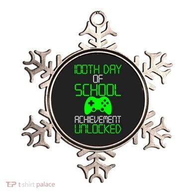 Achievement Unlocked Funny 100th Day Of School Ornament