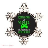 Achievement Unlocked Funny 100th Day Of School Ornament thumb 0