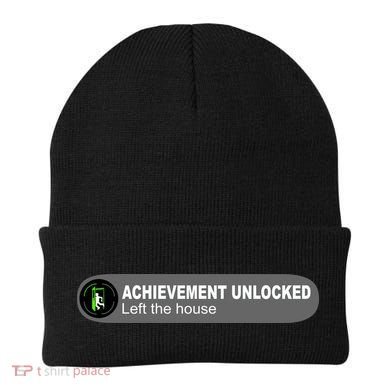 Achievement Unlocked Left The House Beanie