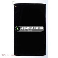 Achievement Unlocked Left The House Golf Towel thumb 0