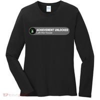 Achievement Unlocked Left The House Women's Long Sleeve Shirt thumb 0