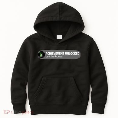 Achievement Unlocked Left The House Kids Hoodie