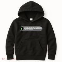 Achievement Unlocked Left The House Kids Hoodie thumb 0