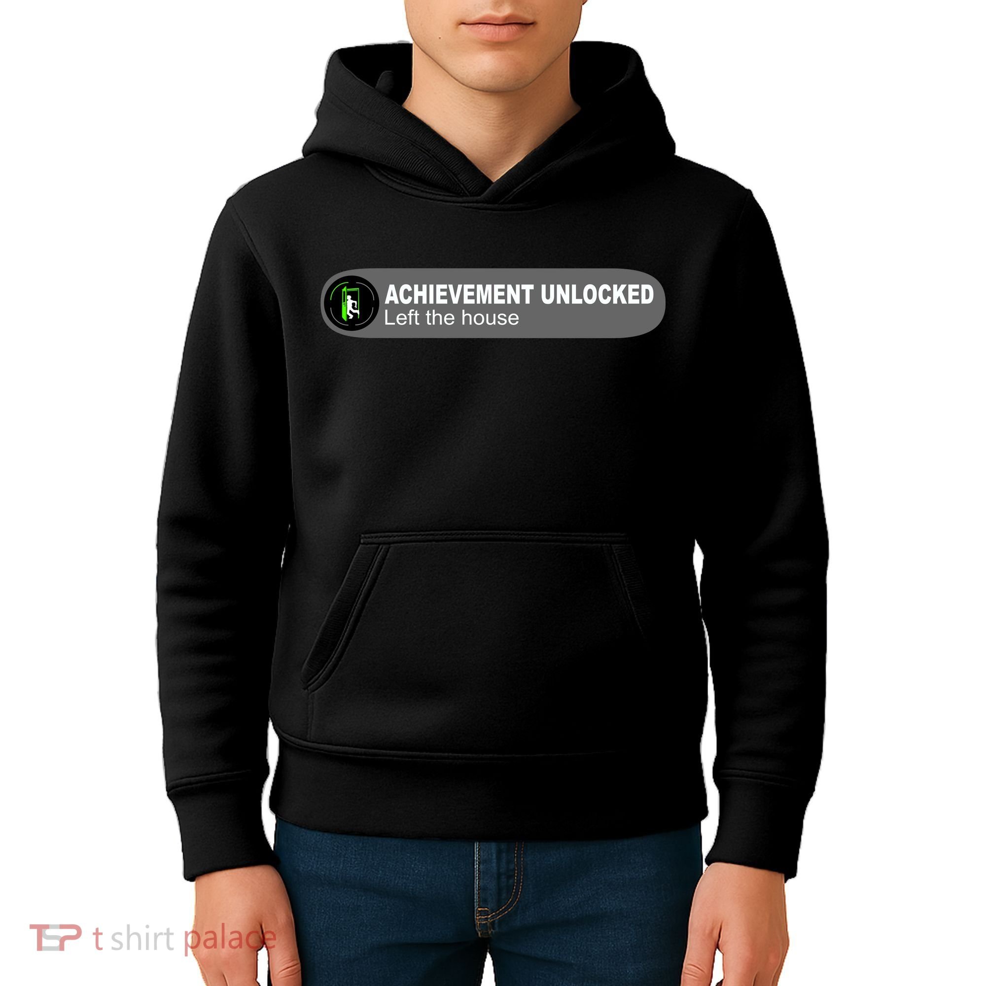Achievement Unlocked Left The House Kids Hoodie