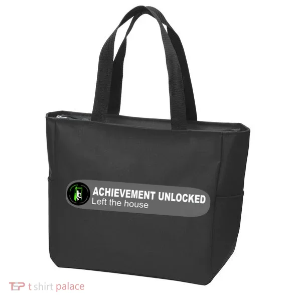 Achievement Unlocked Left The House Tote Bag