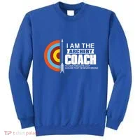 Archery Coach Is Always Right Trainer Sweatshirt thumb 0