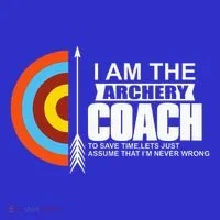 Archery Coach Is Always Right Trainer Tank Top thumb 6