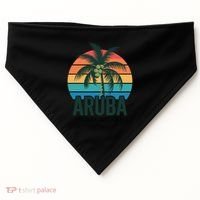Aruba Caribbean Island Gift USA-Made Doggie Bandana thumb 0
