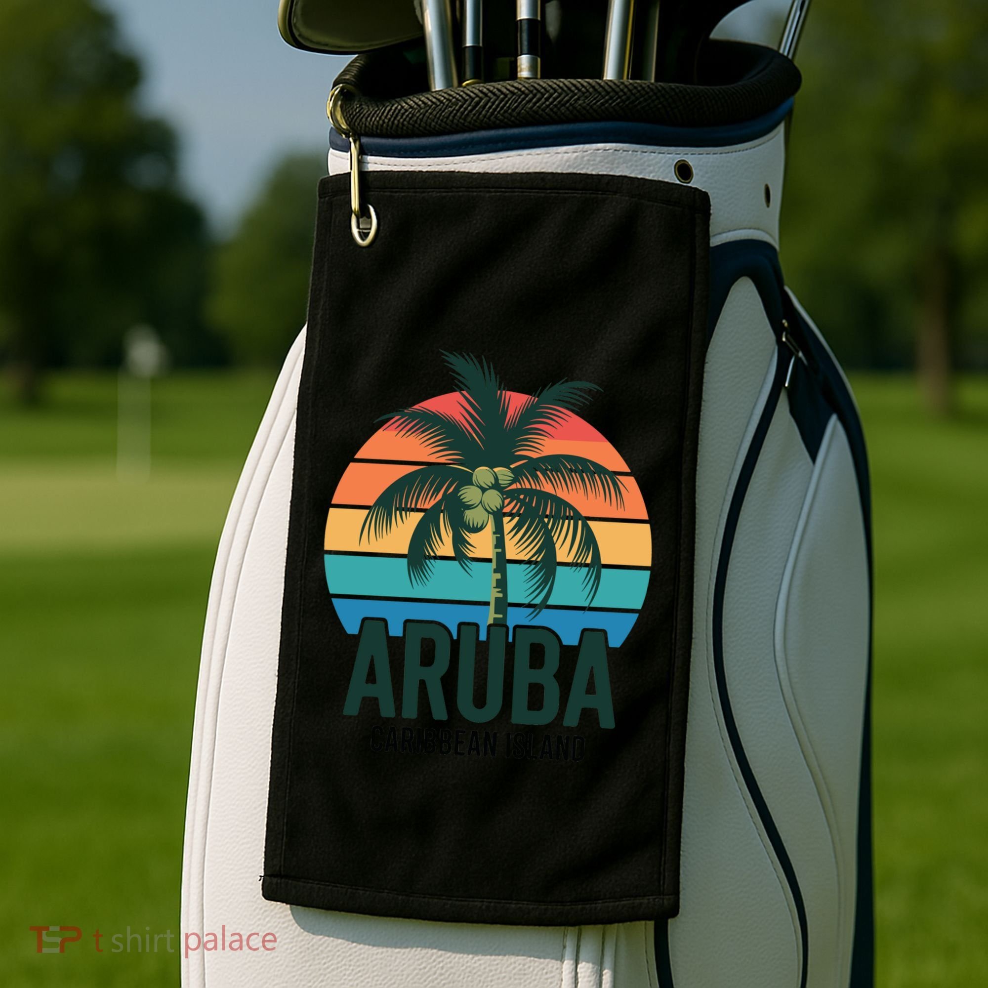 Aruba Caribbean Island Gift Golf Towel