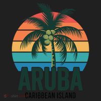 Aruba Caribbean Island Gift Golf Towel thumb 3