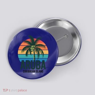Aruba Caribbean Island Gift Button