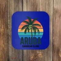 Aruba Caribbean Island Gift Coaster thumb 0