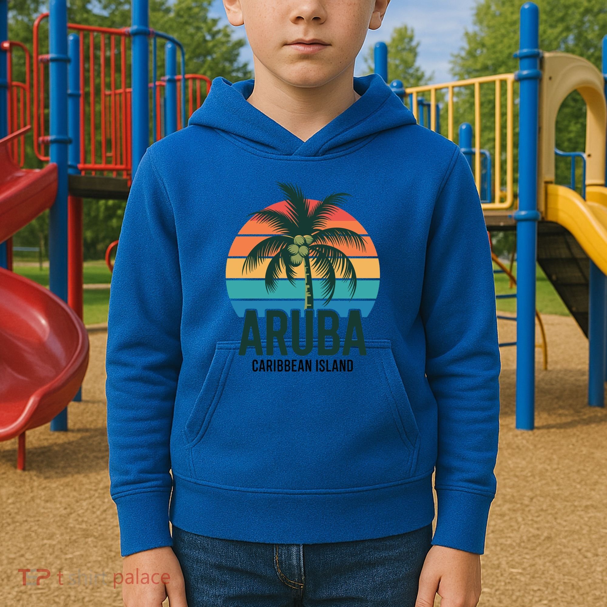 Aruba Caribbean Island Gift Kids Hoodie
