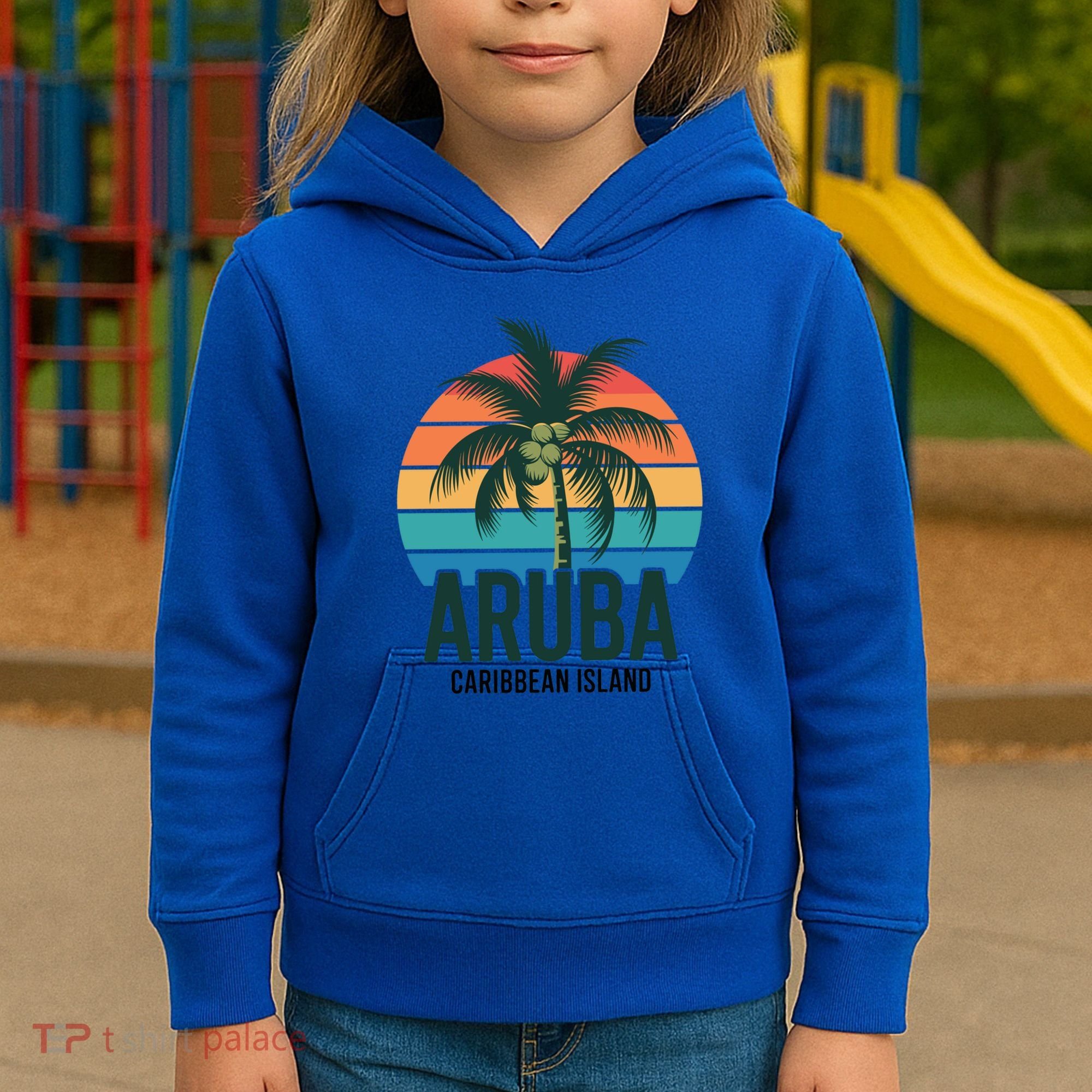 Aruba Caribbean Island Gift Kids Hoodie
