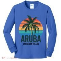 Aruba Caribbean Island Gift Kids Long Sleeve Shirt thumb 0