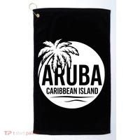 Aruba Caribbean Island Gift Golf Towel thumb 0