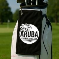 Aruba Caribbean Island Gift Golf Towel thumb 2