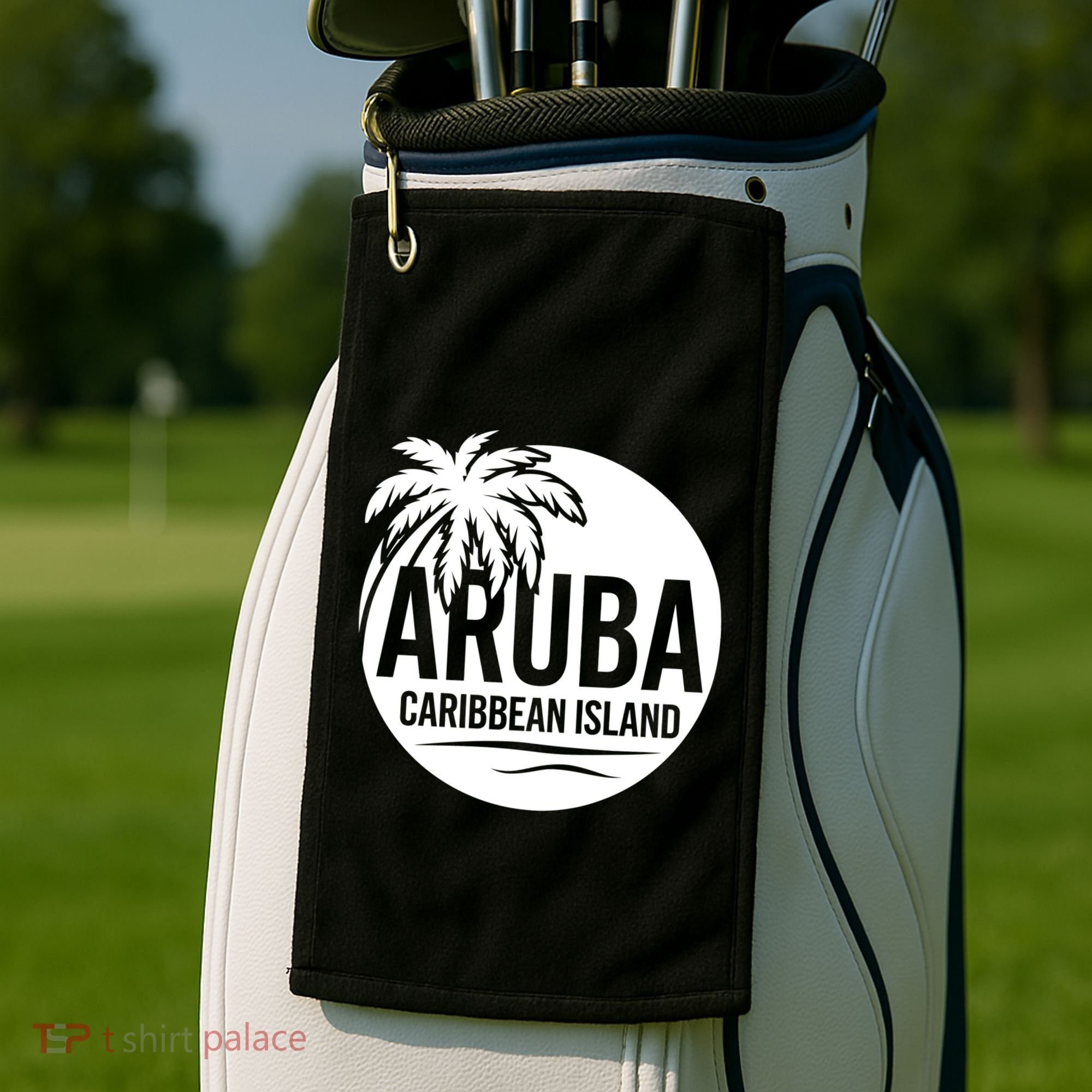 Aruba Caribbean Island Gift Golf Towel