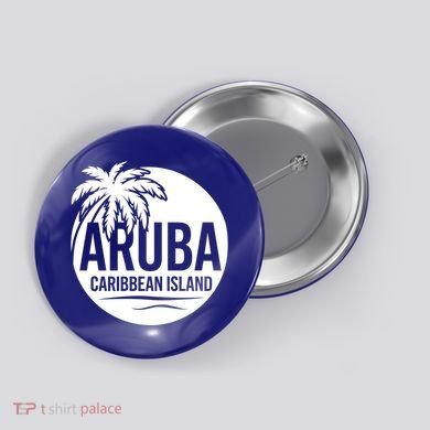Aruba Caribbean Island Gift Button
