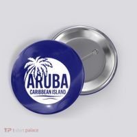 Aruba Caribbean Island Gift Button thumb 0