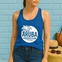 Aruba Caribbean Island Gift Women's Tank Top thumb 2