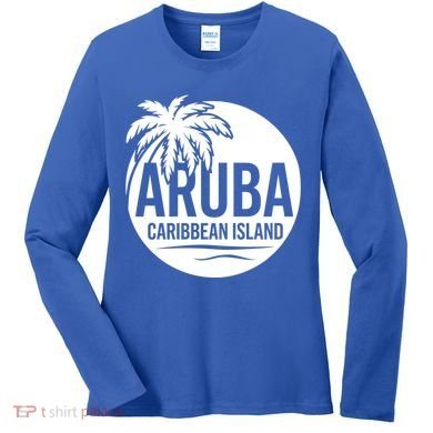 Aruba Caribbean Island Gift Women's Long Sleeve Shirt