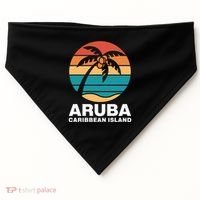 Aruba Caribbean Island Gift USA-Made Doggie Bandana thumb 0