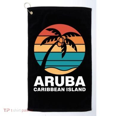 Aruba Caribbean Island Gift Golf Towel