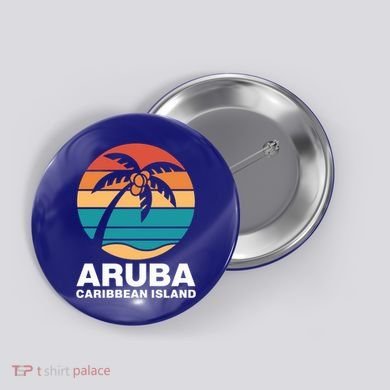 Aruba Caribbean Island Gift Button