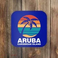 Aruba Caribbean Island Gift Coaster thumb 0
