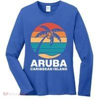 Aruba Caribbean Island Gift Women's Long Sleeve Shirt thumb 0