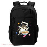 Astronaut Cat In Space With Ramen Noodles Galaxy Cat Backpack thumb 0