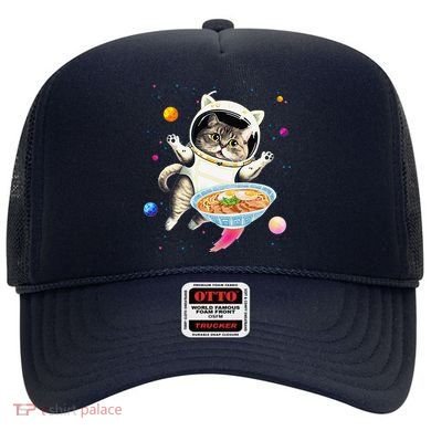 Astronaut Cat In Space With Ramen Noodles Galaxy Cat Hat