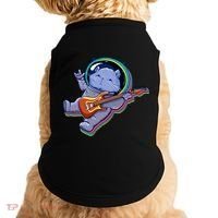 Astronaut Cat In Space Guitar Doggie Tank thumb 0