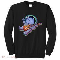 Astronaut Cat In Space Guitar Sweatshirt thumb 0