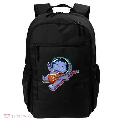 Astronaut Cat In Space Guitar Backpack