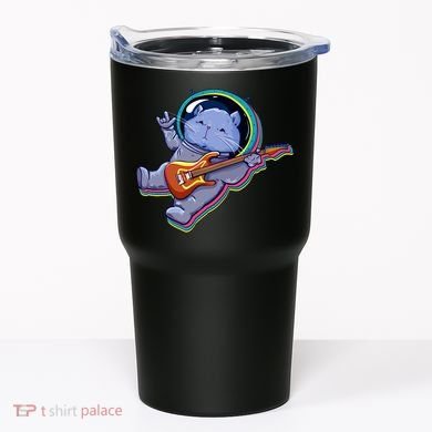 Astronaut Cat In Space Guitar Tumbler